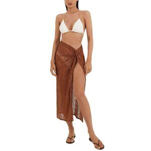 Vix Womens  Knit Karen Midi Skirt